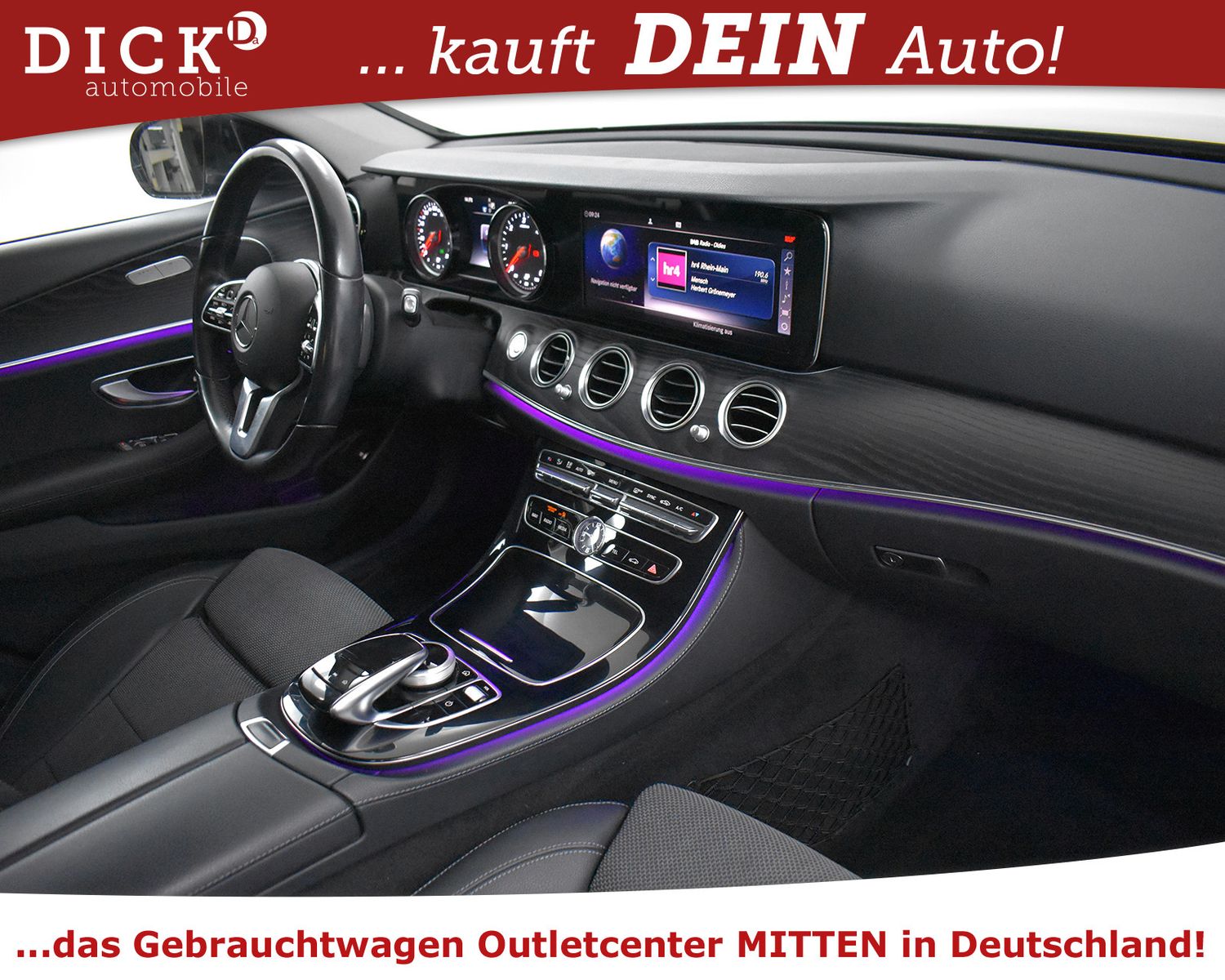 MERCEDES-BENZ E 200d 9G Avantg NAVI+LEDER+SHZ+KAM+LED+ACC+18" - Image 12