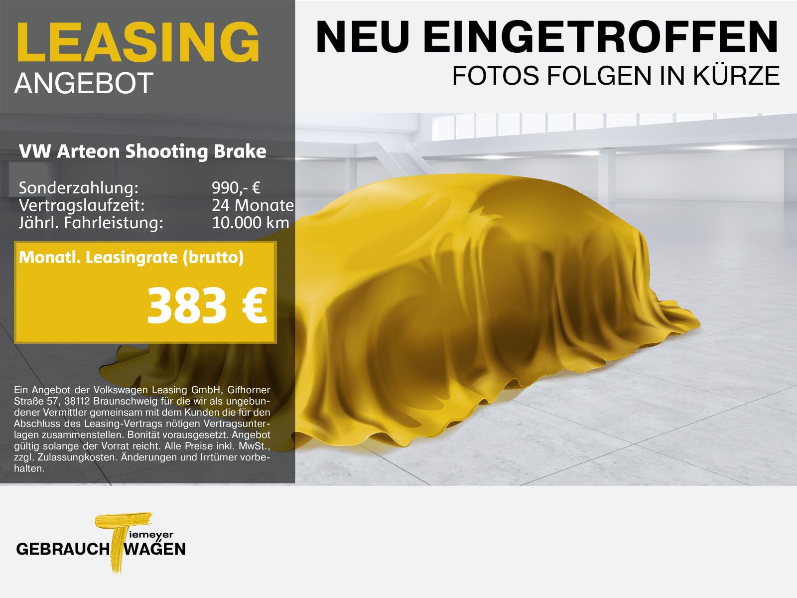 VW Arteon Shooting Brake 2.0 TDI DSG R-LINE LM20 PA