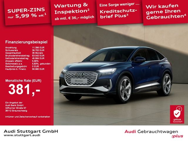 Audi Q4 Sportback S line e-tron 50 quattro AHK SHZ