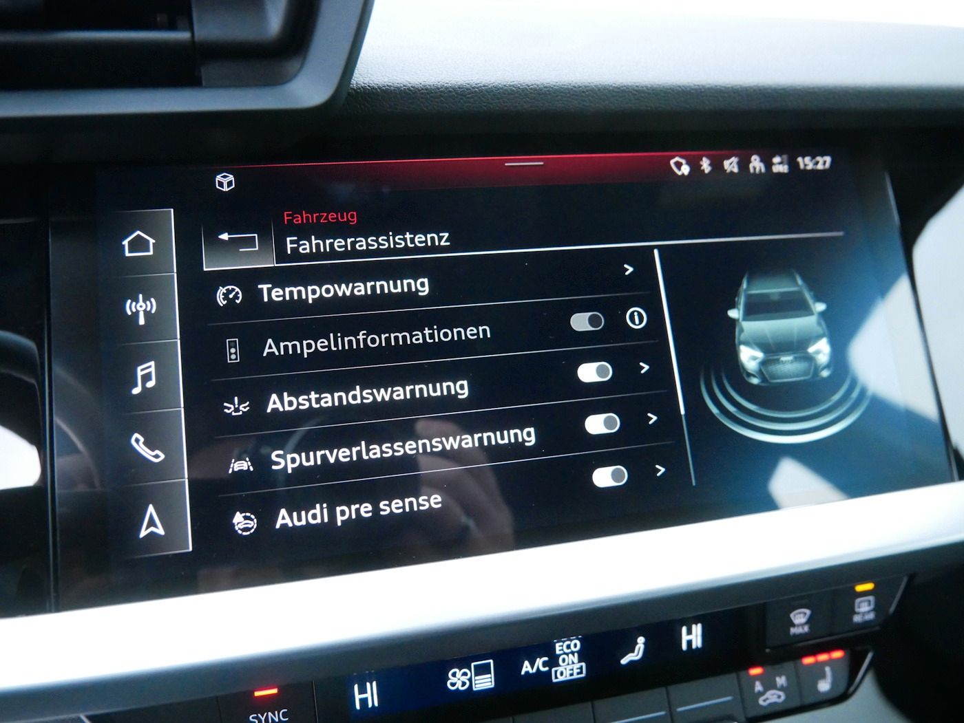 Fahrzeugabbildung Audi A3 Sportback 35TFSI advanc. NEU45T AHK DSG RFKSH