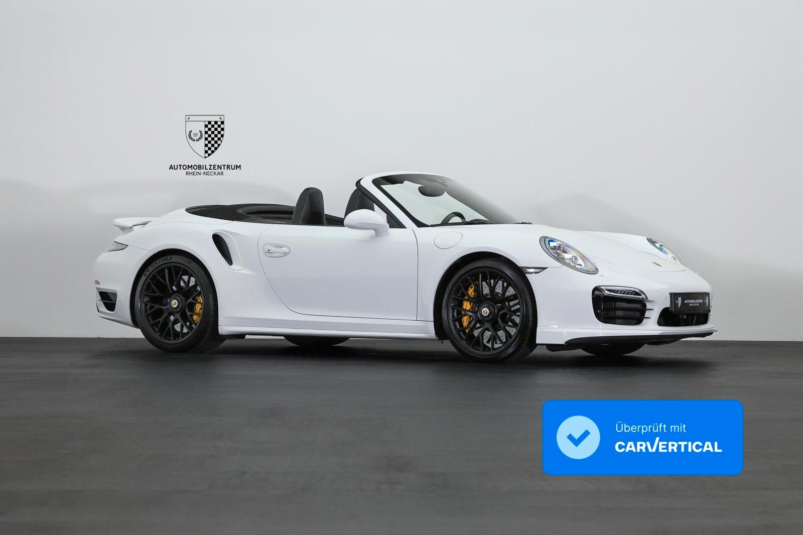 Porsche 991 Turbo S Cabriolet Carbon/Burmester/Sportsitz