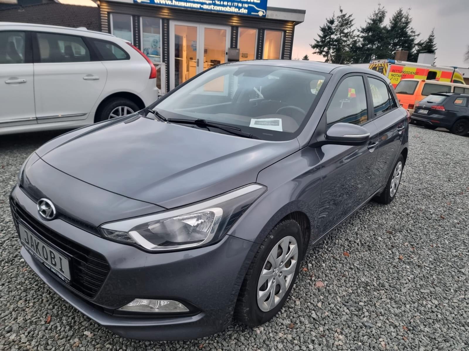 Hyundai i20 blue Trend Sitzh. Tempom. Bluetooth 1.Hand