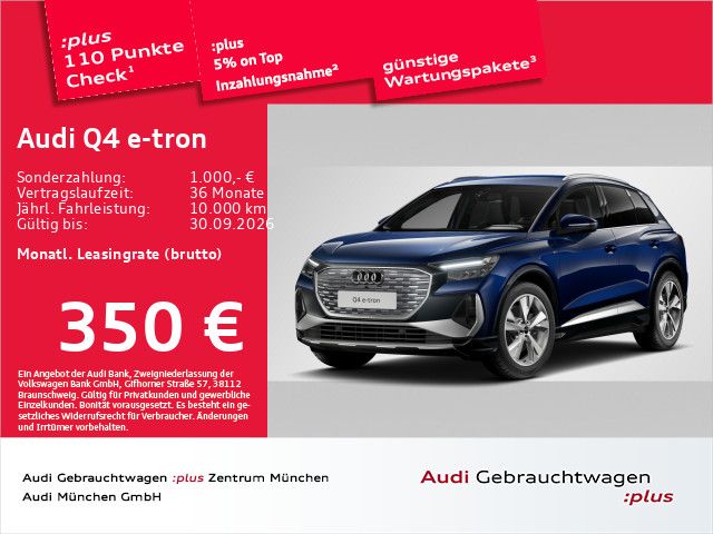 Audi Q4 e-tron 45 S line LED/Navi+/Privacy/PDC