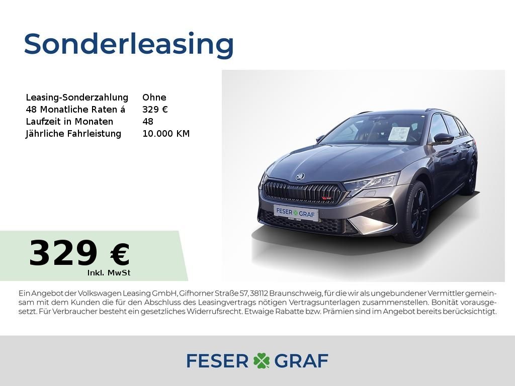 Octavia RS 2,0 TSI DSG - AHK,SHZ,NAVI,KAMERA