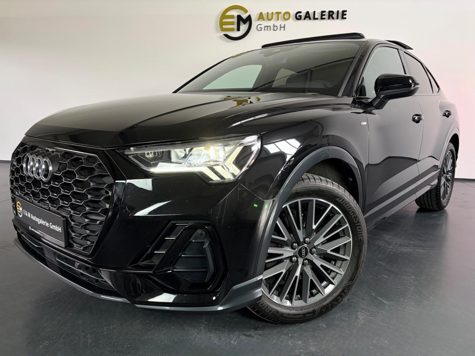 Audi Q3 Sportback 40 TFSI qu S line Pano Kam AHK blac