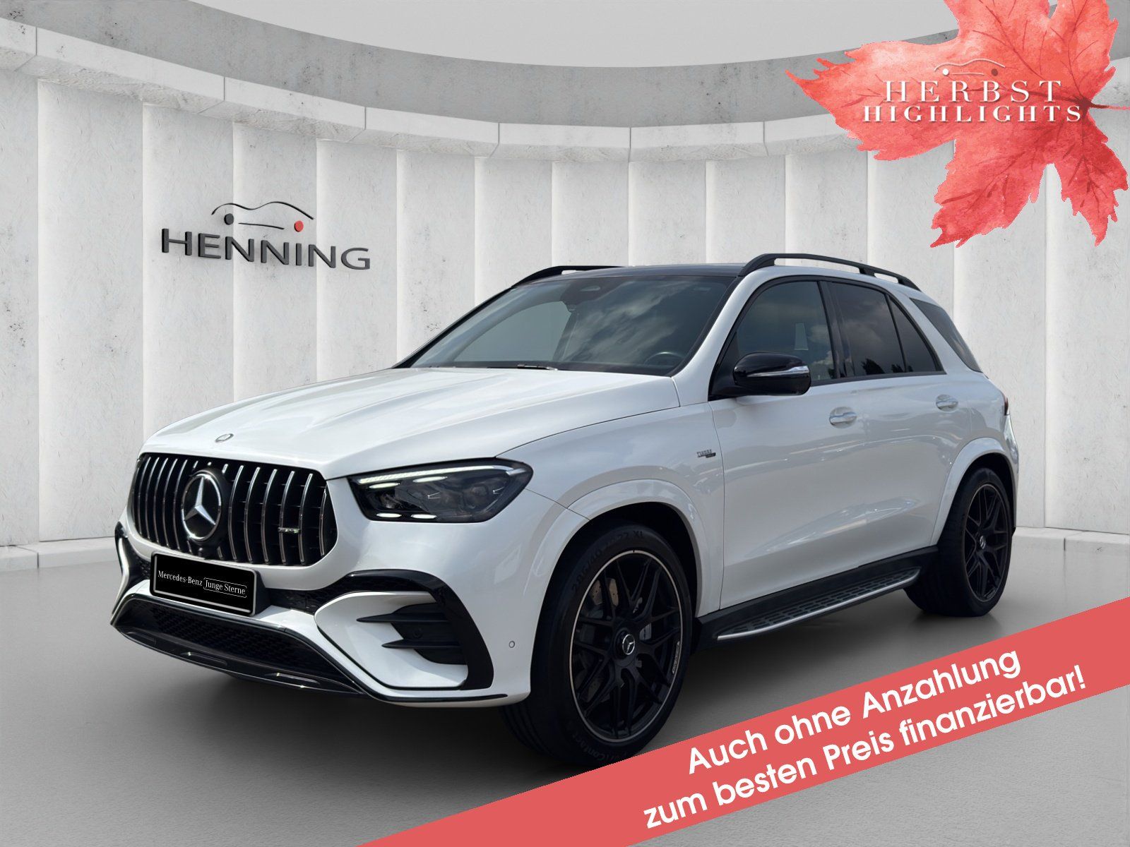 Mercedes-Benz GLE 53 4M+ AMG Night Panor Burmest Sthzg AHK 22"