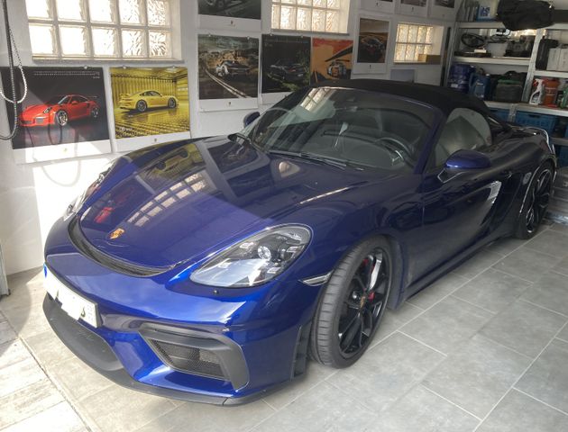 PORSCHE Boxster Spyder 718 approved 07/27 erste Hand 