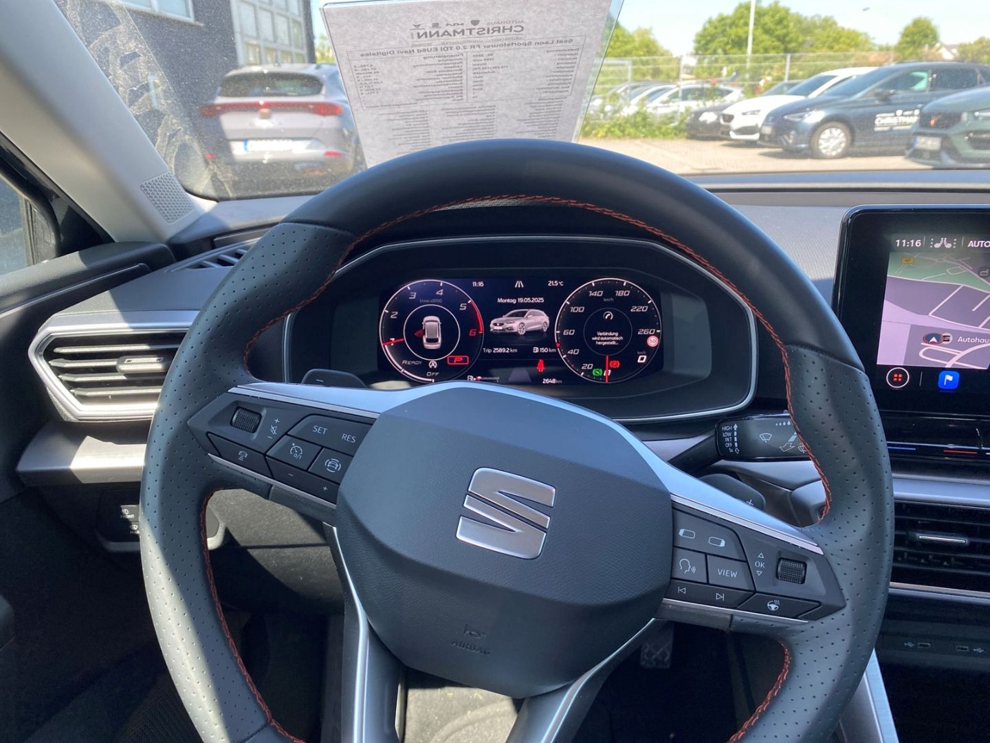 Fahrzeugabbildung SEAT Leon Sportstourer FR 2.0 TDI EU6d Navi Digitales