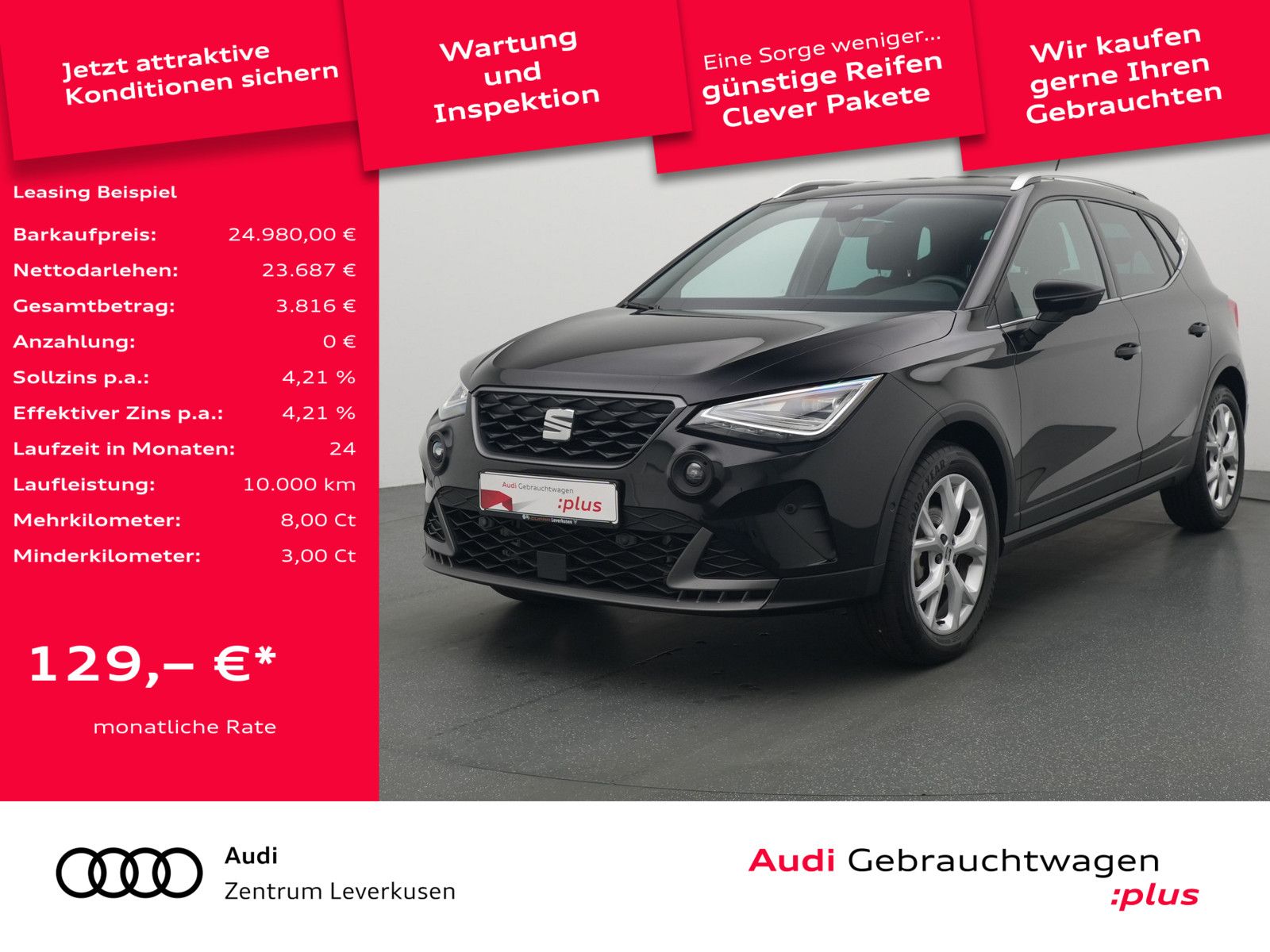 Seat Arona FR VIRT APP ACC SHZ KAM LED PDC