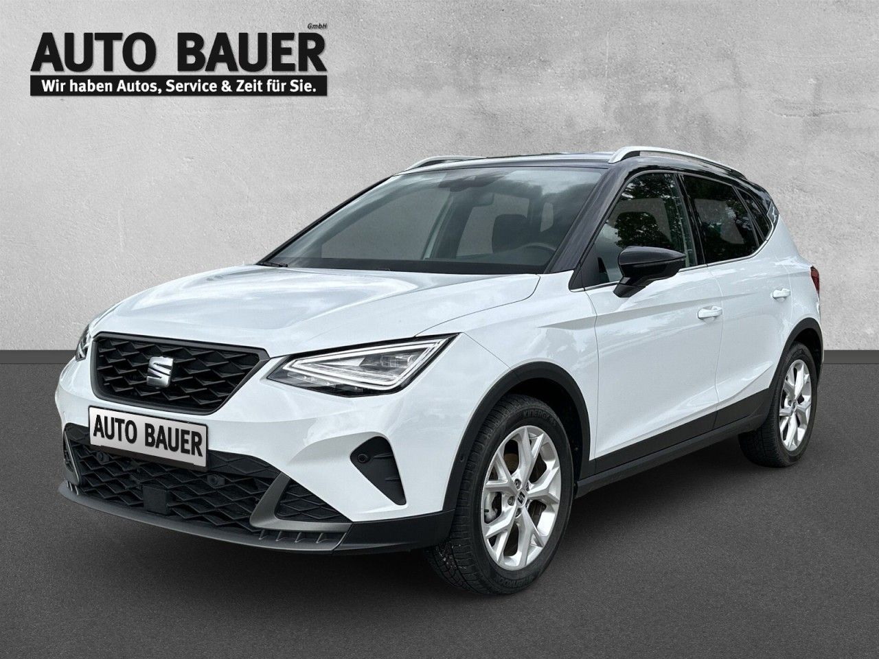 Fahrzeugabbildung SEAT Arona FR 1.0 TSI 110PS-Virtual-LED-AHK* - mit KI generiert/bearbeitet