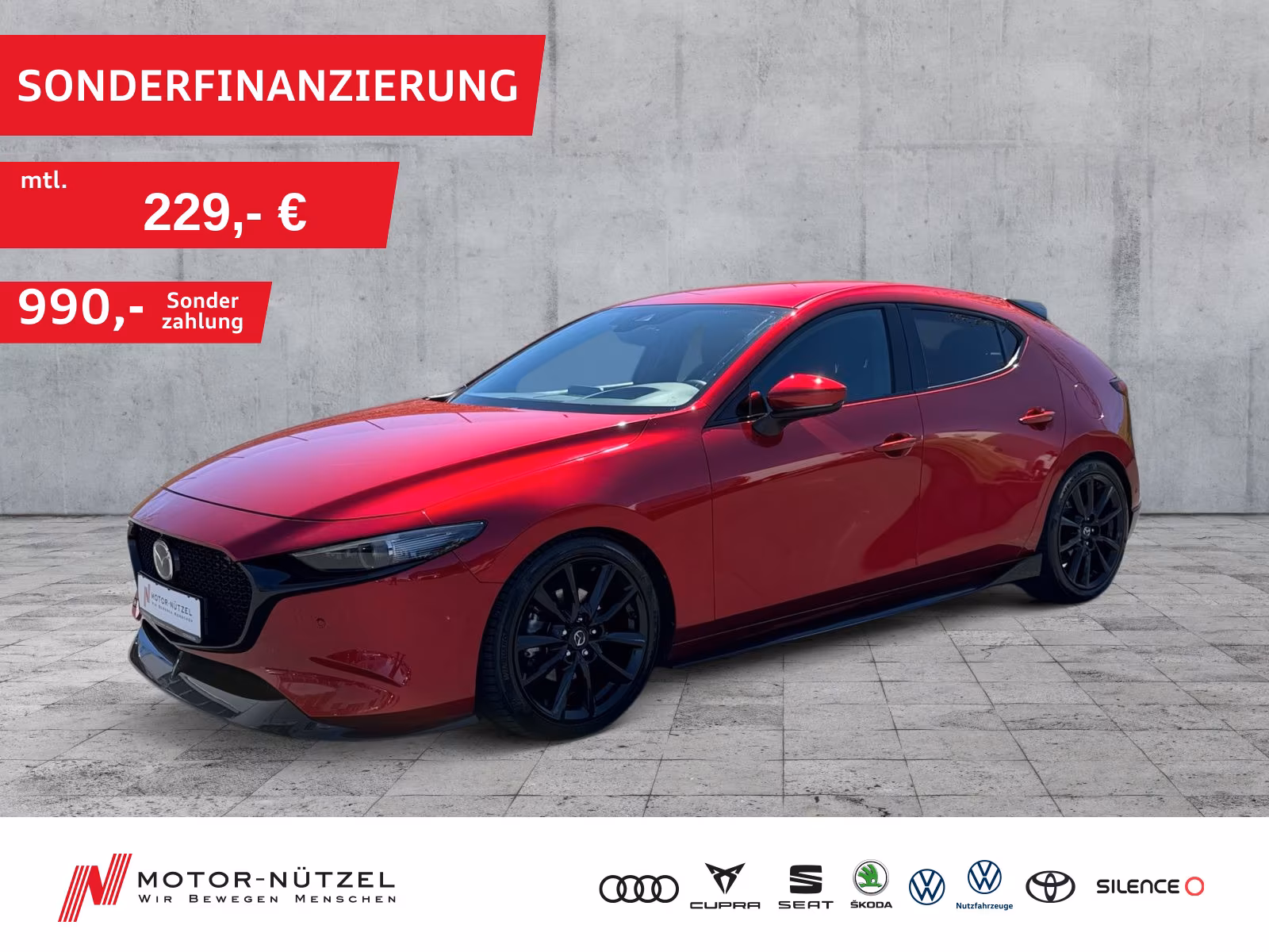 Mazda 3 2.0 SKYACTIVE-X SELECTION MATRIX+NAV+ACC+360°