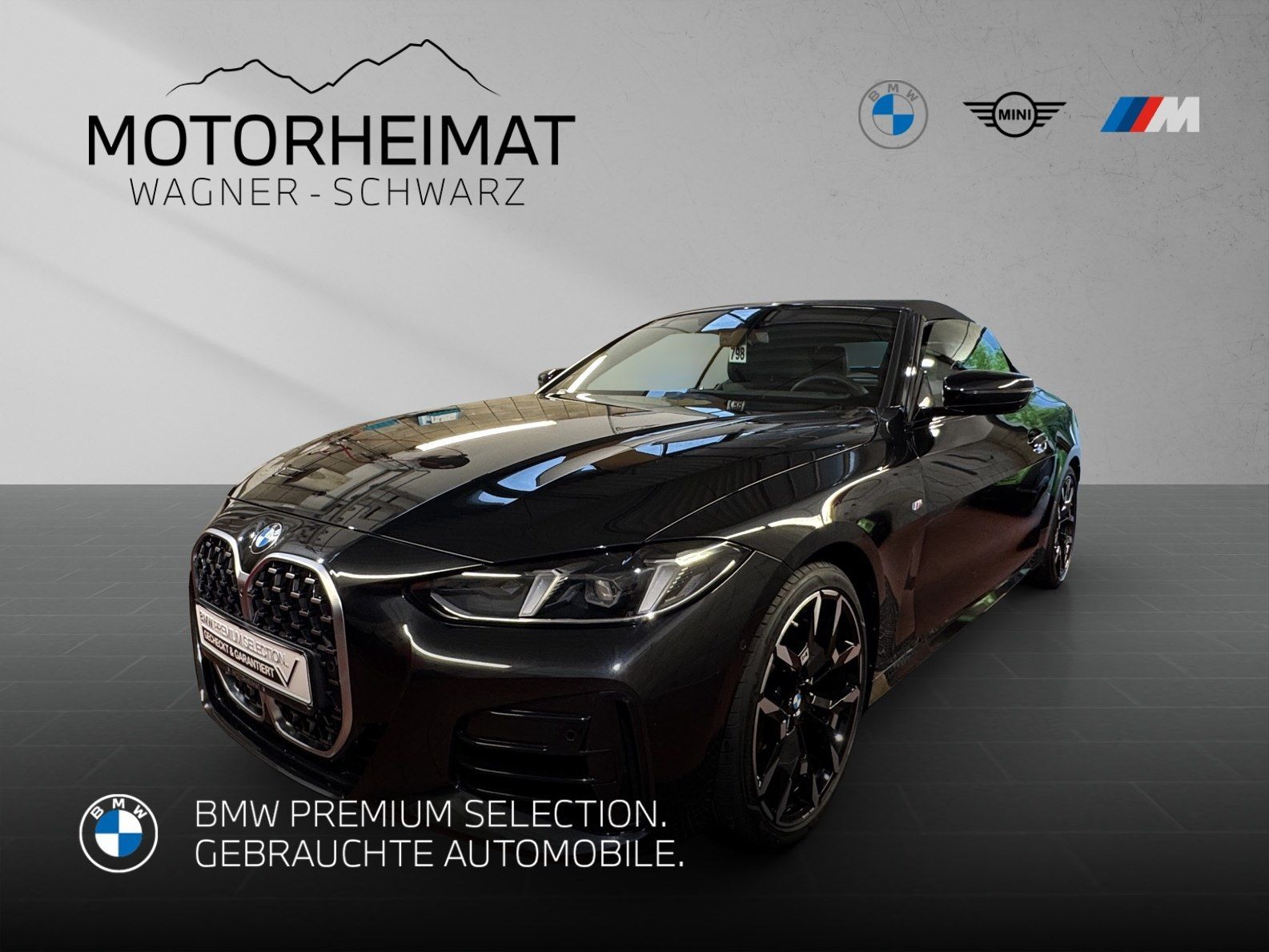BMW 420i Cabrio M Sport AHK HUD Leder Hifi foto 1