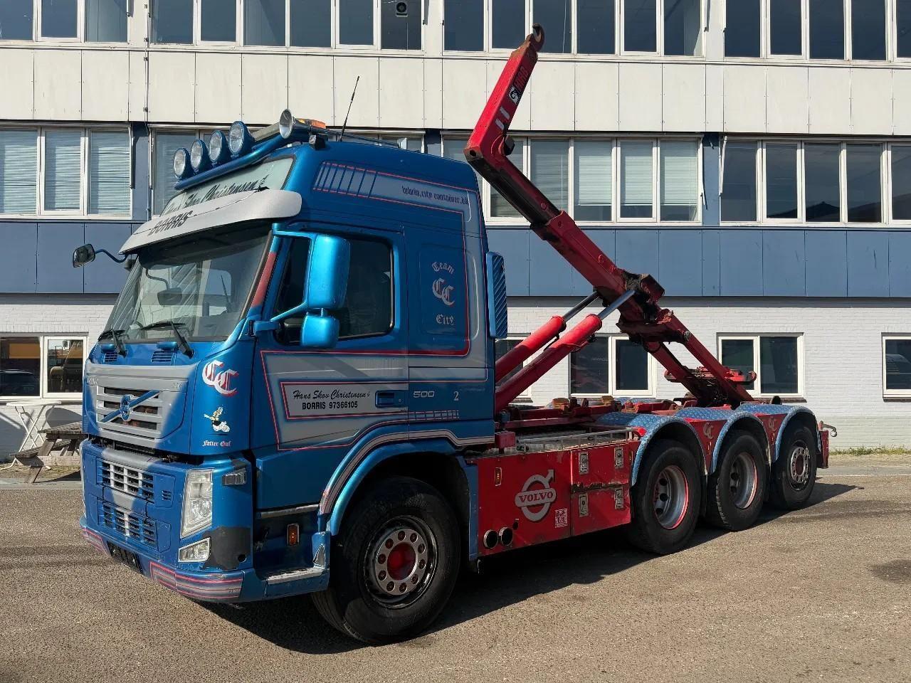 Volvo FM 500 8X4 + HIAB HOOKLIFT