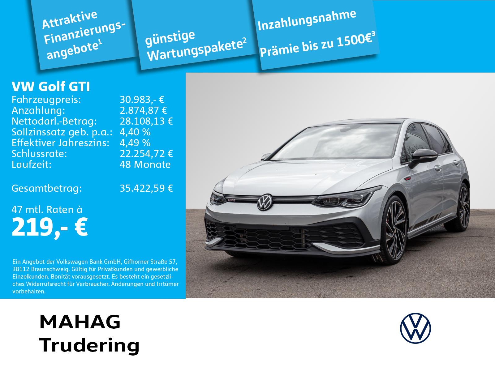 Volkswagen Golf VIII GTI Clubsport 2.0 TSI IQ.Light Navi Pa
