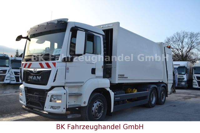 MAN TGS 26.320, Müllwagen, Faun Powere, Lift, Lenk