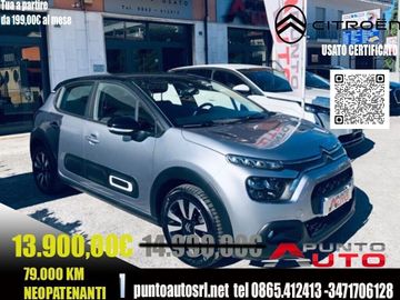 Citroën Citroen C3 BlueHDi 100 S&amp;S Shine -telecam-neopat