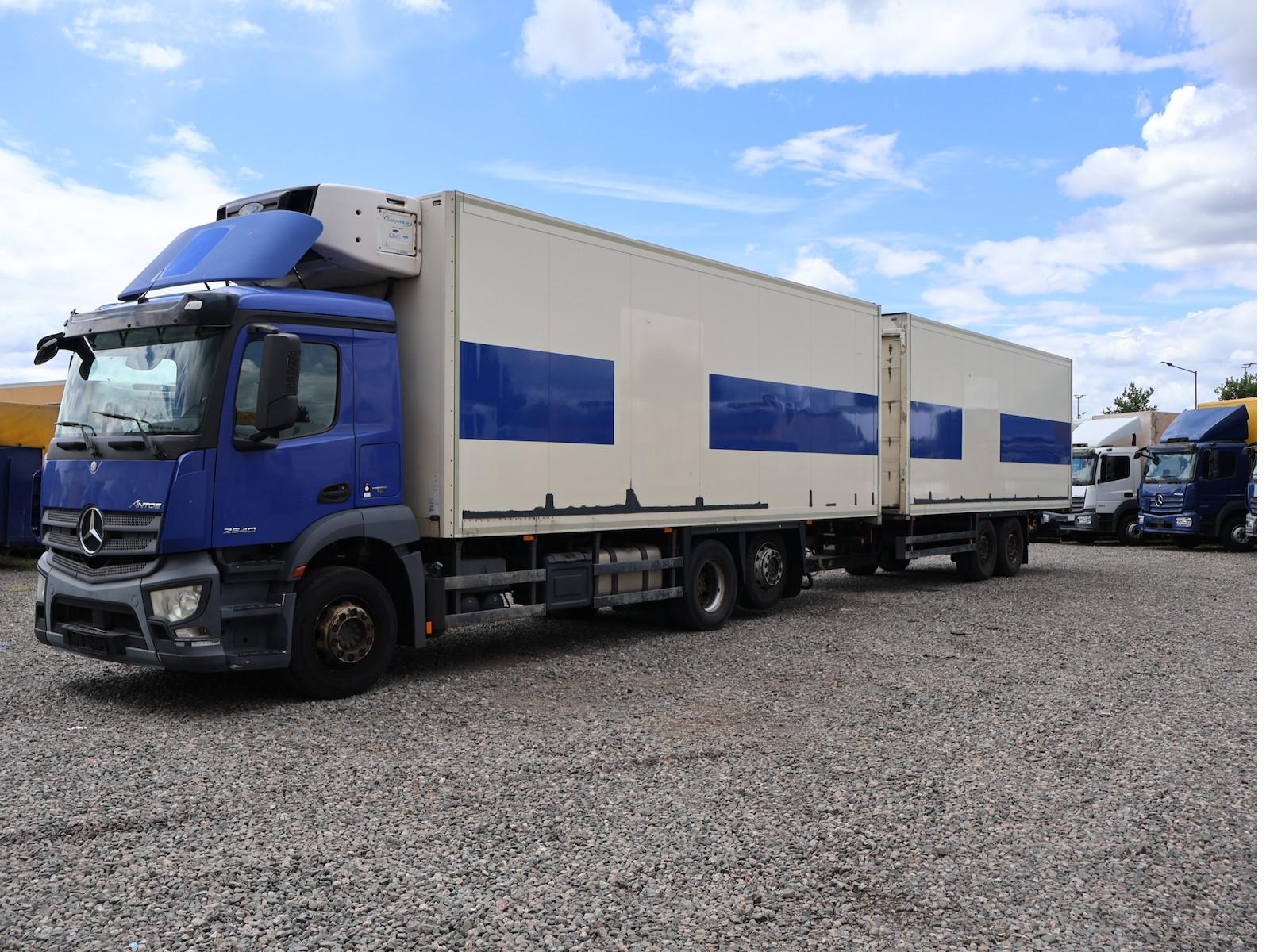 Mercedes-Benz Antos 2540 Kühlkoffer+ Schmitz Anhänger
