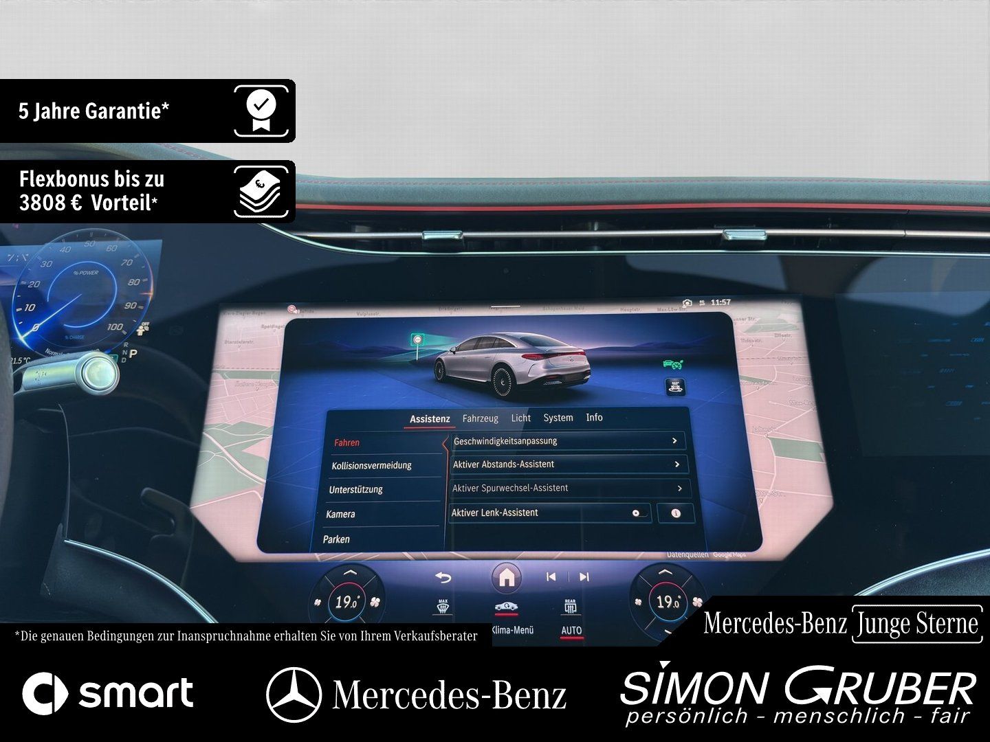Fahrzeugabbildung Mercedes-Benz EQS 53 4M+ AMG Pano Carbon Sitzkl Massage 118Kw