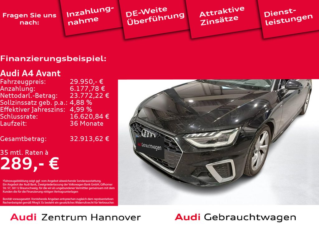 A4 Avant S line 40 TDI quattro Head-Up Standh. M