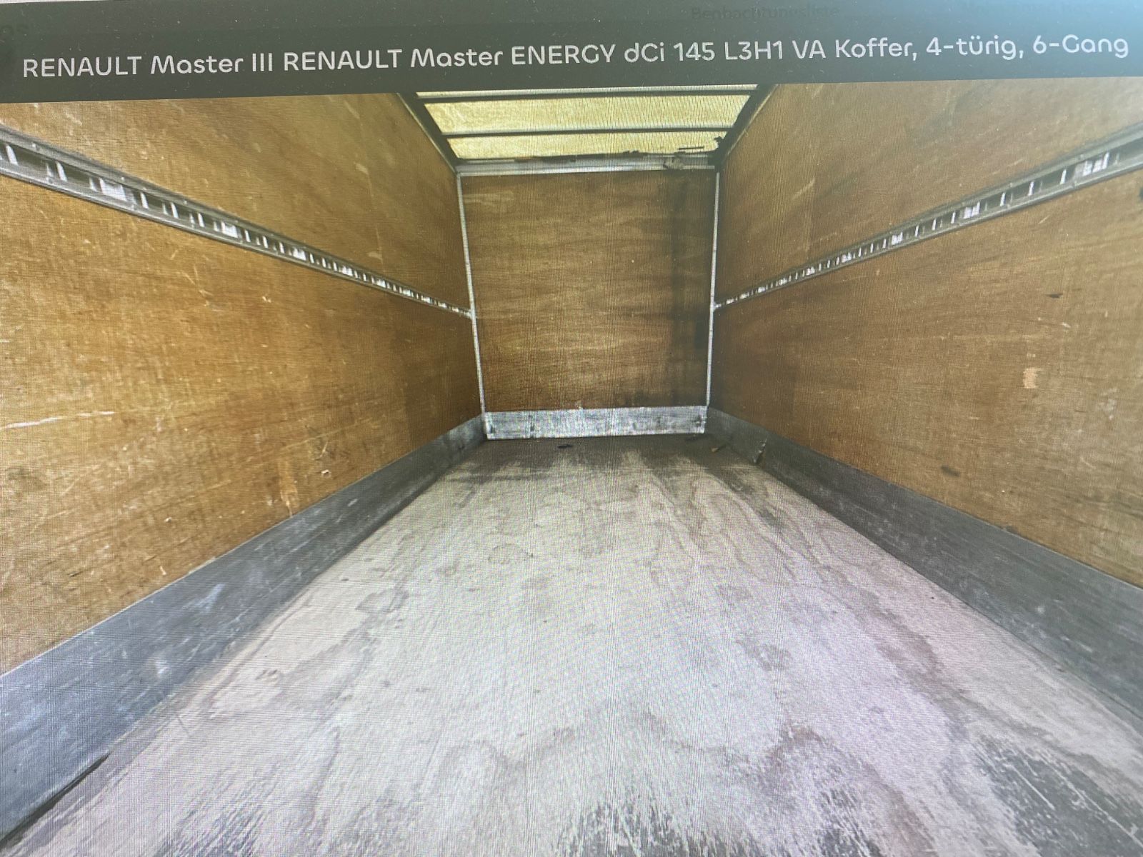 Fahrzeugabbildung Renault RENAULT Master ENERGY dCi 145 L4,KOFFER,GARANTIE