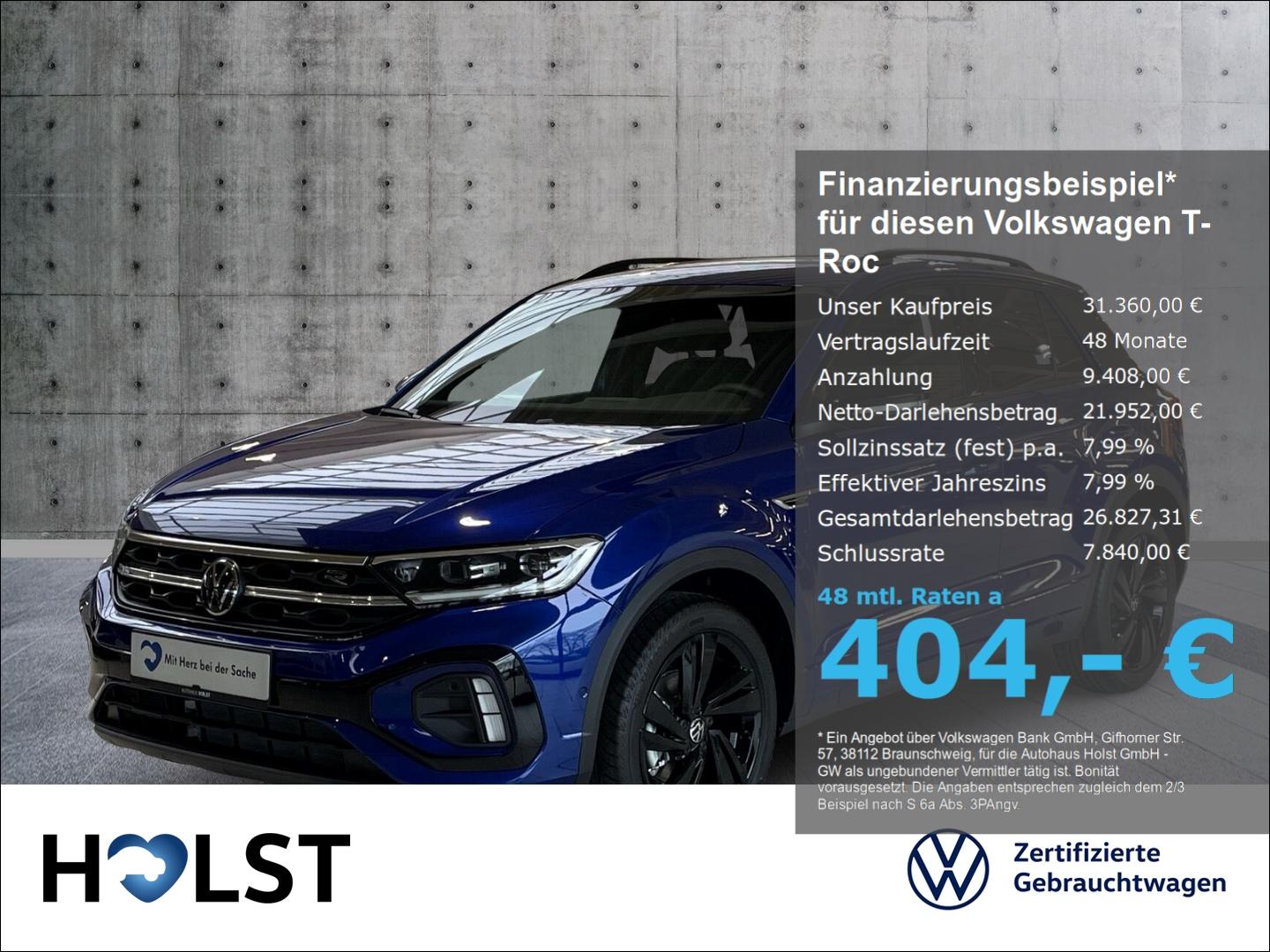 Volkswagen T-Roc R-Line 1.0 TSI OPF 85 kW 116 PS 6-Gang