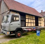 Mercedes-Benz 814  Fahrgestell mit Fahrerhaus, Luftgefedert