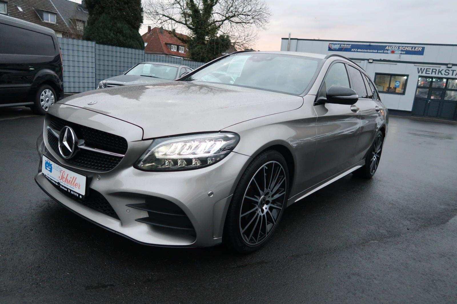 Mercedes-Benz C 220 T d AMG Night Edition # AHK #mojavesilber