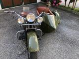 Harley-Davidson 750 WLA mit Beiwagen  - HARLEY-DAVIDSON WLA