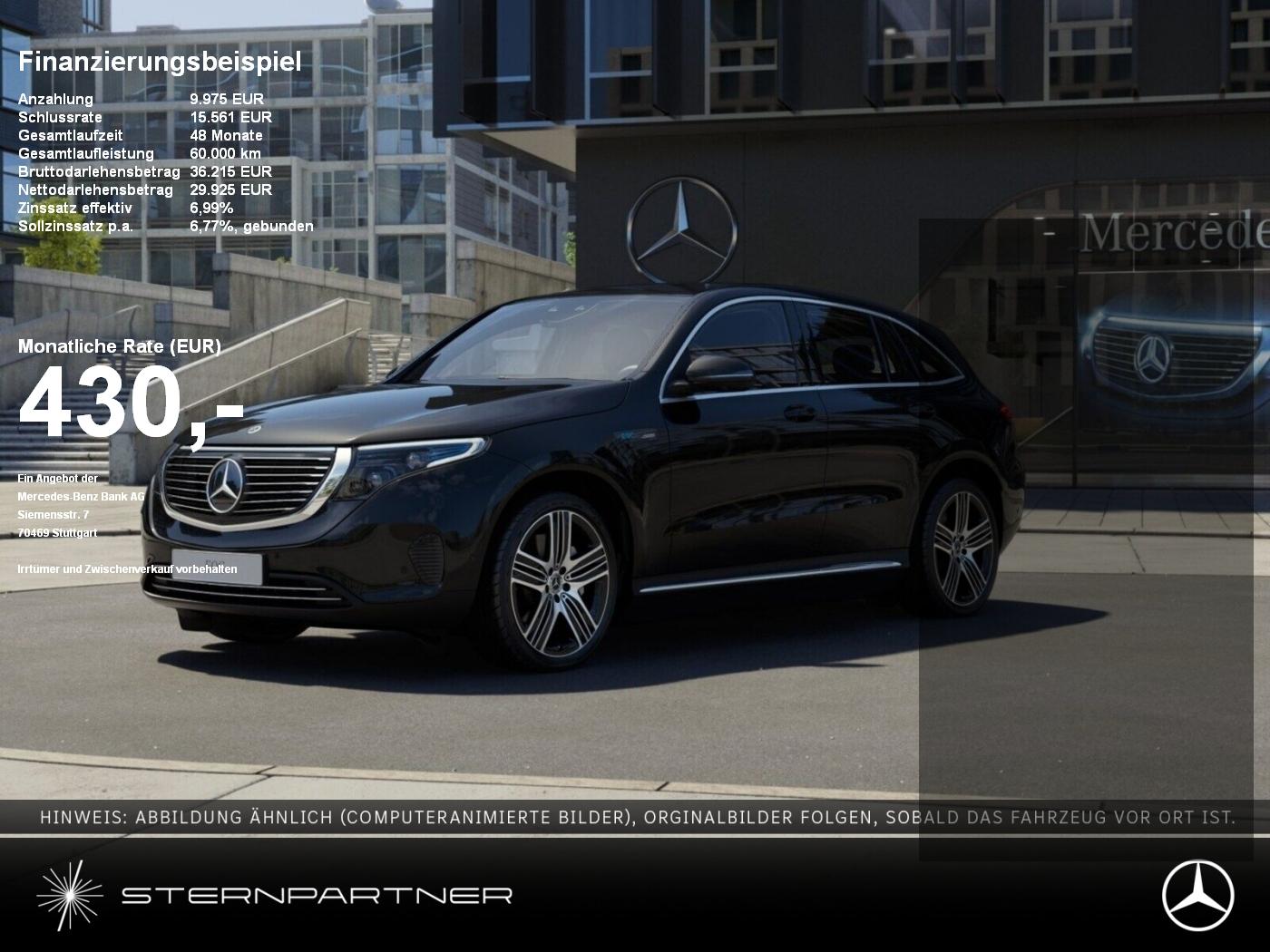 Mercedes-Benz EQC 400 4M MBUX+Ambiente+Mbeam+KAMERA+360°+AUT
