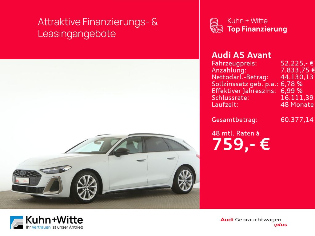 Audi A5 Avant 2.0 TFSI quattro edition one AHK+B&O+RF