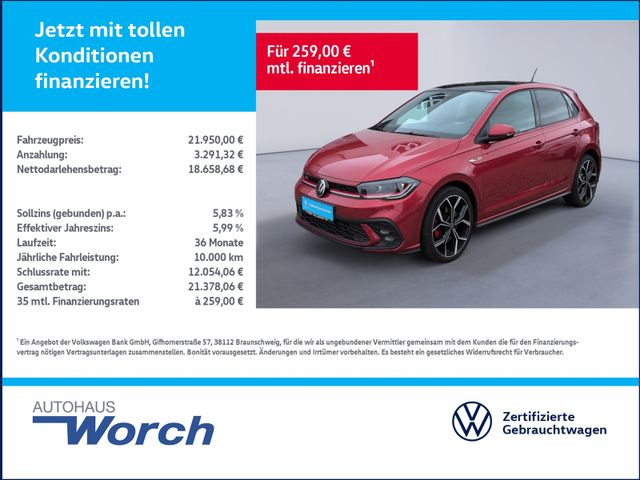 Polo GTI 2.0 TSI DSG PANORAMA+18"/NAVI+KAMERA+