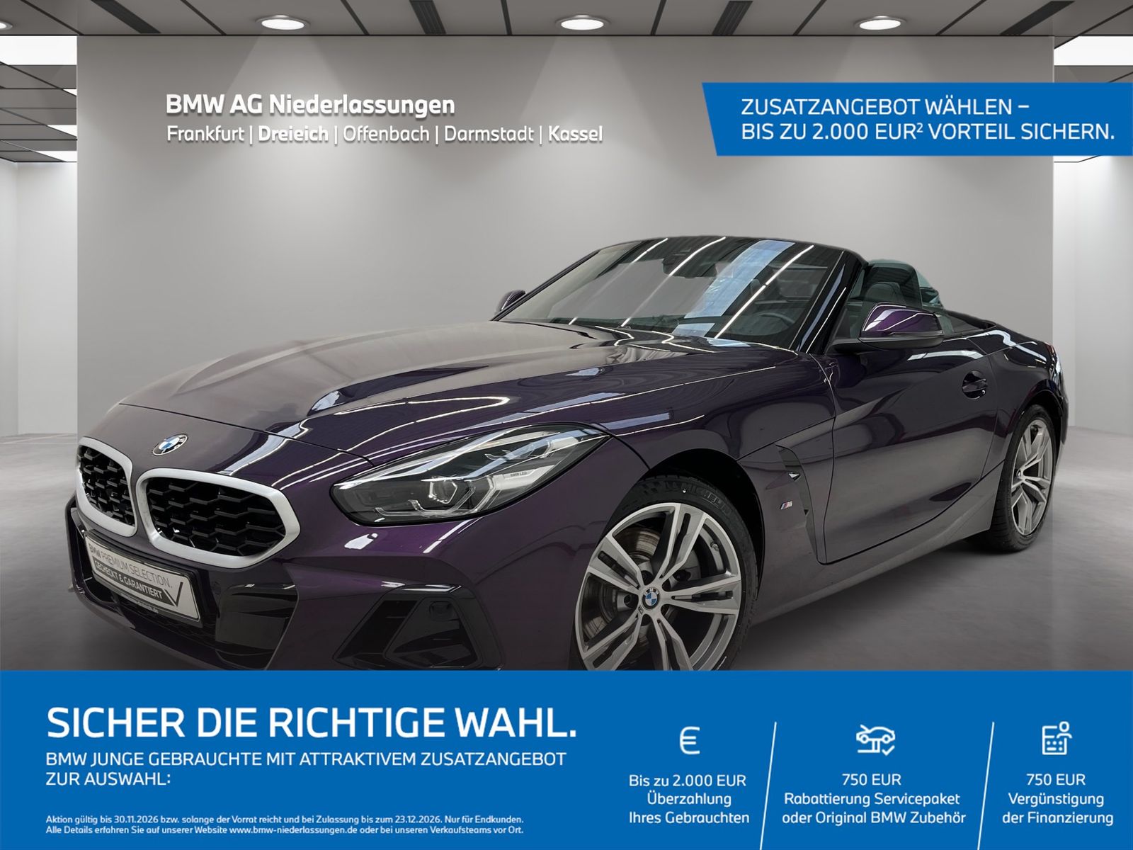 BMW Z4 sDrive20i Harman/K LiveCockpitProf PDC Alarm