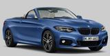 BMW 220 d Cabrio M Sport Estoril NAVI LED KAMERA AHK - blaue BMW 220