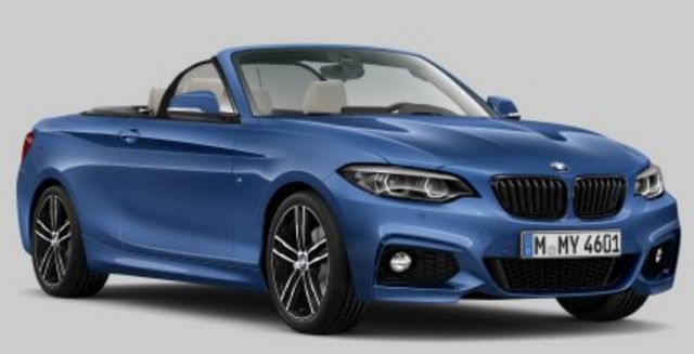 BMW 220 d Cabrio M Sport Estoril NAVI LED KAMERA AHK