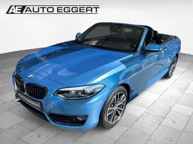 BMW 218 i Sport Line Cabrio EU6d-T I Navi LED Kurven