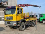 MAN TG-M 18.280 4x4 Pritsche Kran Singelreifen Funkf - MAN 2009