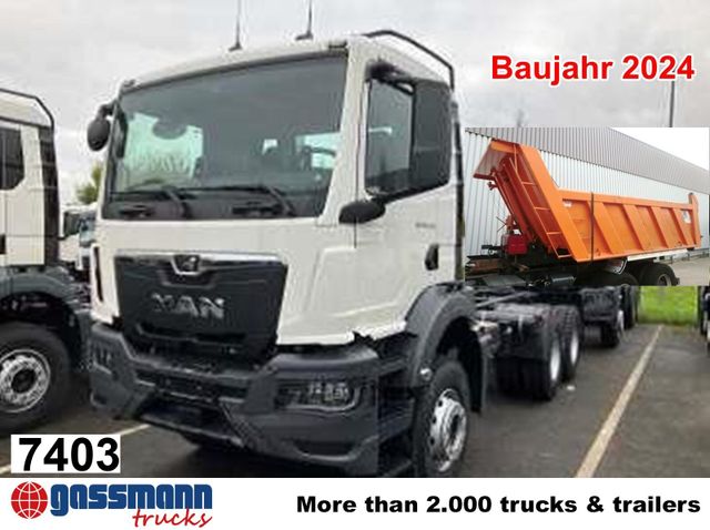 MAN TGS 33.440 BB 6x4, Stahlmulde 12-16m³