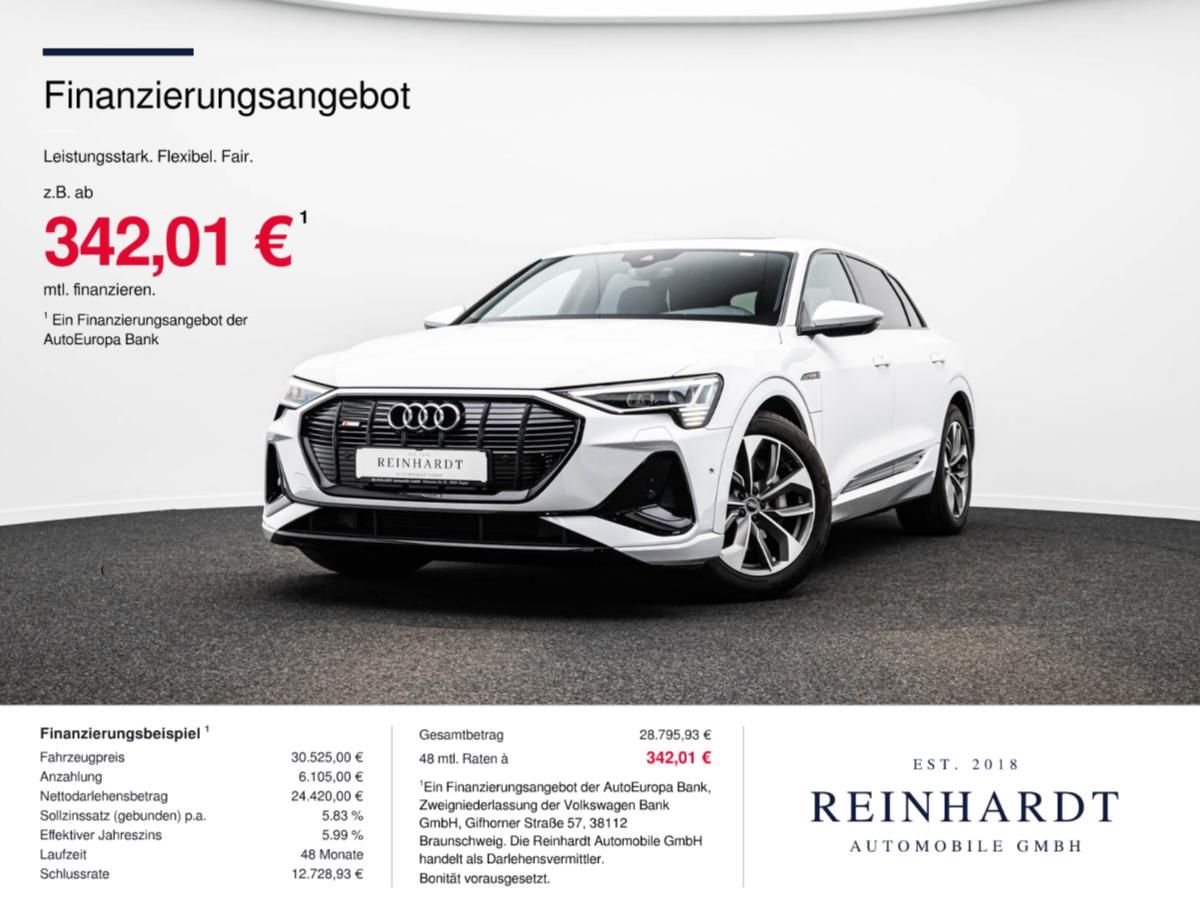 Audi E-TRON 50 Q 2x S LINE BLACK MATRIX/ACC/PANO/360°