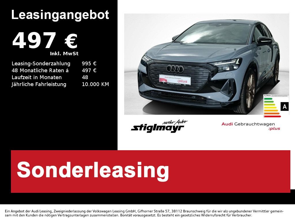Audi Q4 e-tron Sportback edition S line 45 ACC+AHK+21