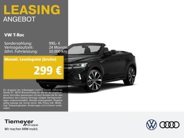 Volkswagen Leasingangebot: Volkswagen T-Roc Cabrio 1.5 TSI DSG R-LINE BLACK LM19 LEDER