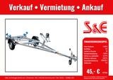 TPV PKW Bootsanhänger BA 750-R ungebremst - Pkw-Anhänger Ungebremst