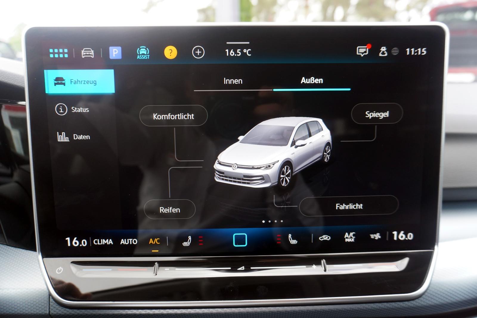 Volkswagen Golf VIII 1.5 eTSI Goal DSG LED Navi App-Connect, миниатюра 22