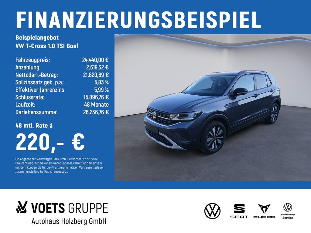 T-Cross 1.0 TSI Goal GJR+AHK+SHZ+ACC+KAMERA