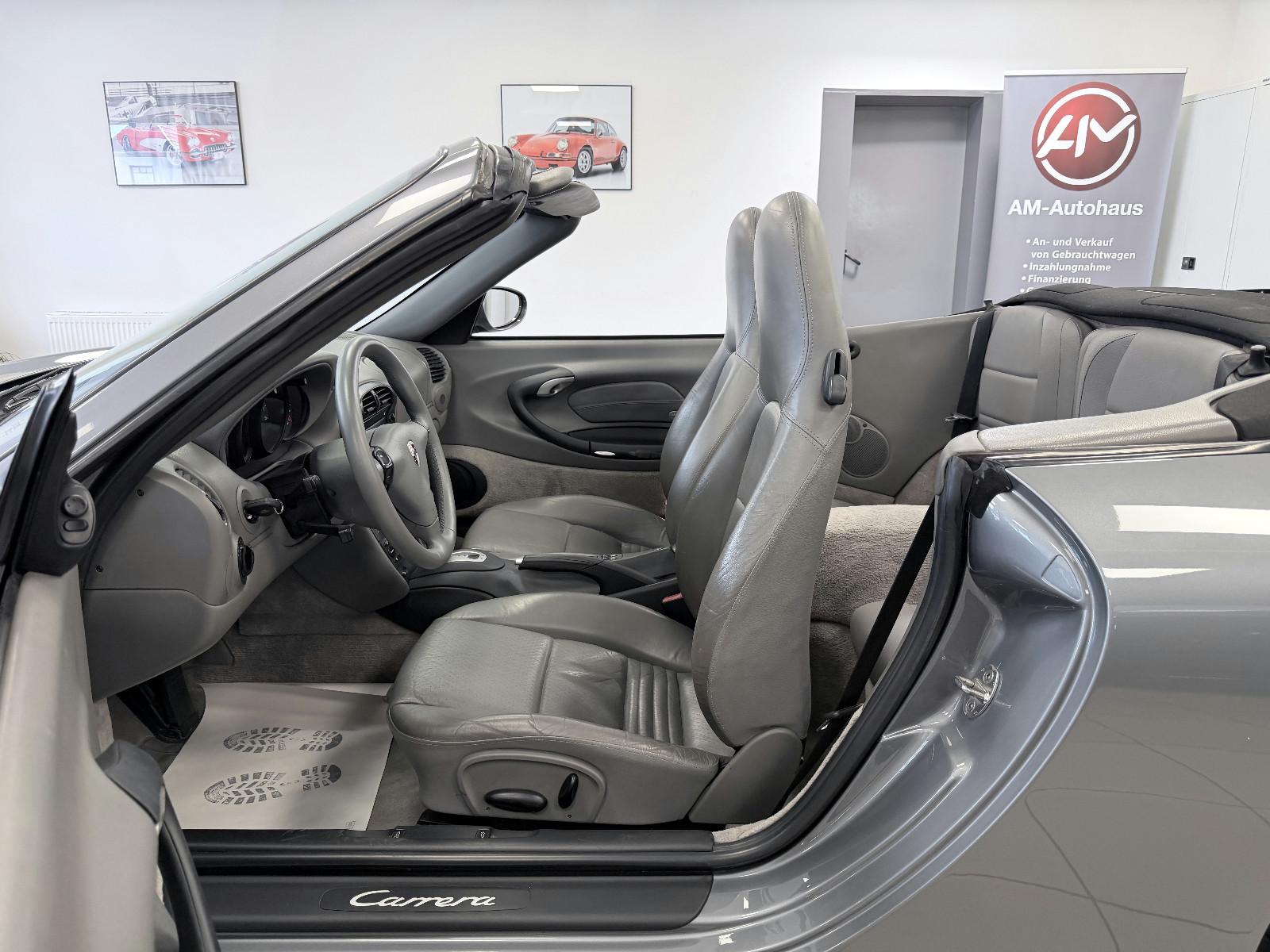 PORSCHE 911 996 CARRERA CABRIOLET 3.6 320ch TIPTRONIC -  CUIR - SIÈGES CHAUFFANTS - GPS PCM2 - CAPOTE ÉLECTRIQUE