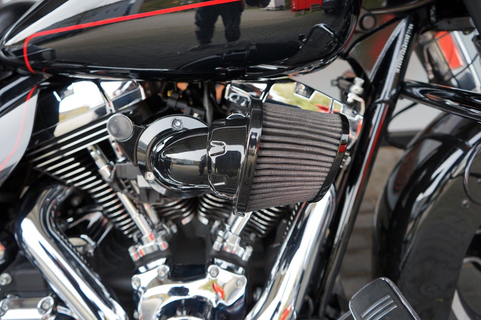 Fahrzeugabbildung Harley-Davidson Street Glide Bagger FLHX mit viel Zubehör