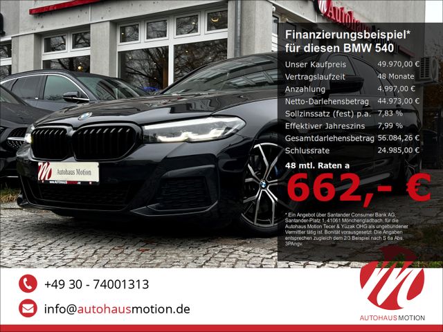 BMW 540 d xDrive M Sport LED HUD KAMERA LEDER AMBIEN