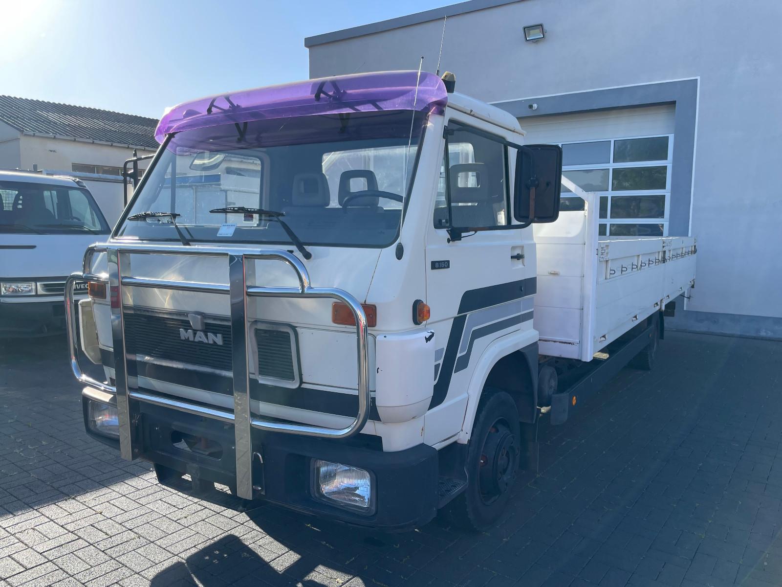 MAN 8.150 Pritsche 6,20m. 1. Hand, 167.000 km