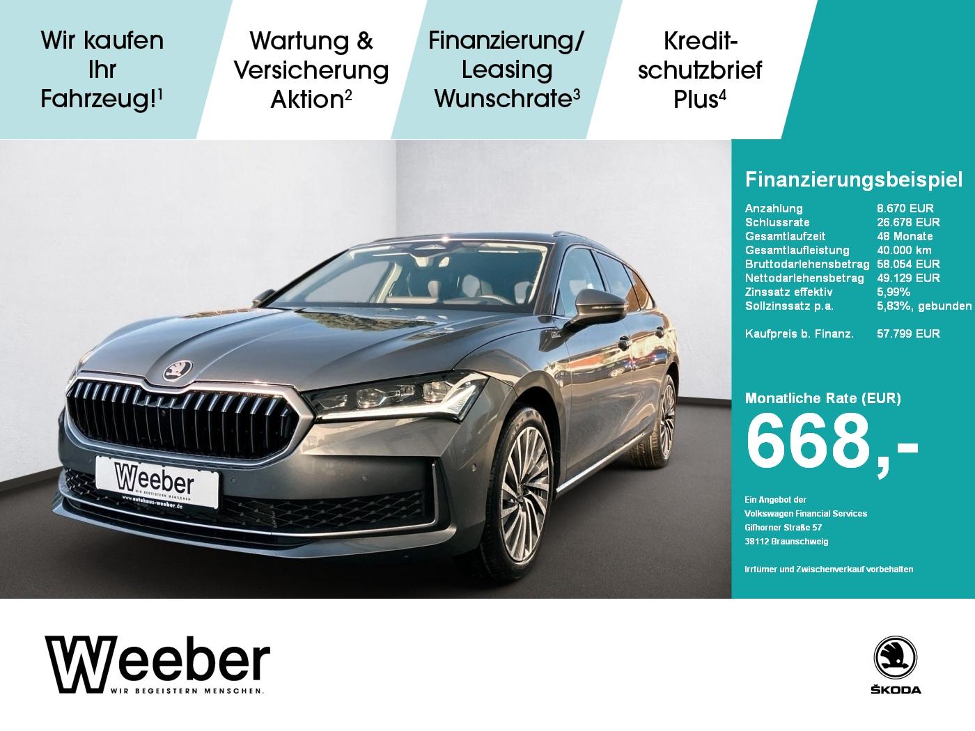 Skoda SUPERB COMBI 2.0 TDI 4x4 DSG L&K HeadUp AHK LM