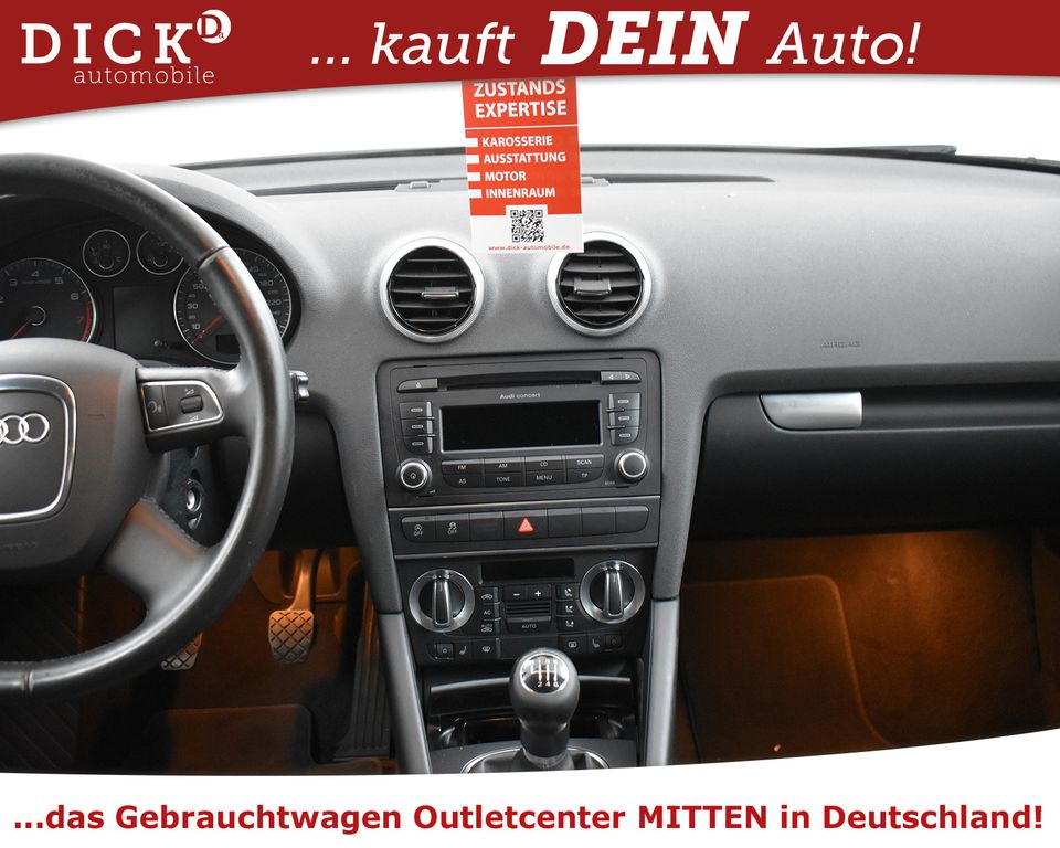 Audi A3 SB 1.4 TFSI Attract. XEN+SHZ+PDC+TEMP+MFL+17"