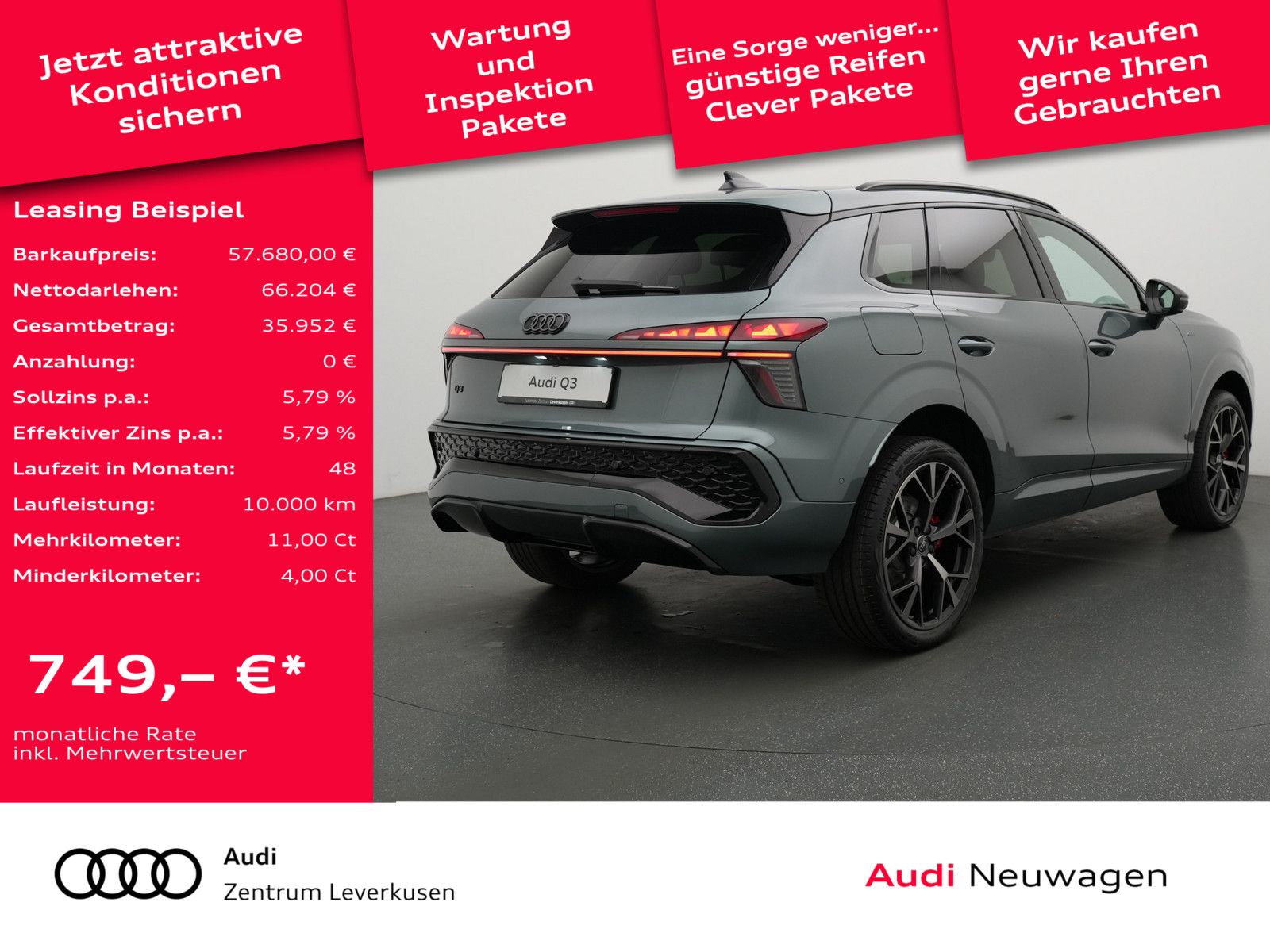 Audi Q3 e-hybrid S line MATRIX PANO 360° KAM SONOS foto 2